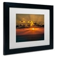 thumbnail image 3 of Trademark Fine Art "Mediterranean Sunset" Canvas Art by David Ayash, White Matte, Black Frame, 3 of 5