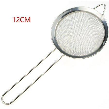 

Stainless Steel Wire Fine Mesh Sieve Oil Strainer Flour Colander Sifter DIY Kitchen Tools For Filtering Food Kitchen Accessories