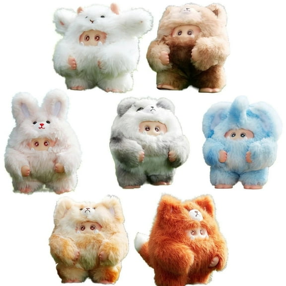 Giggle Monster Furry Forest Series Blind-Box Vinyl Plush Case