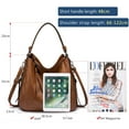 thumbnail image 3 of Handbags and Purses for Women, Large Ladies Shoulder Bag Stylish Hobo Bag Purse, 3 of 7