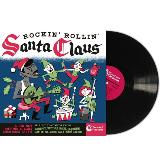 Various Artists Rockin' Rollin' Santa Claus (Vinyl Record) 12" Album