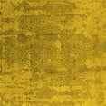 thumbnail image 1 of Ahgly Company Indoor Square Oriental Yellow Industrial Area Rugs, 6' Square, 1 of 4