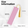 thumbnail image 3 of Kdxio Cute Watermelon Flamingo Print Metal Tassel Bookmarks,Perfect Gift for Art Lovers and Bookworms Metal Bookmarks for Women, 3 of 8