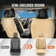 thumbnail image 3 of Fundas de asiento de coche VEVOR universales para asientos delanteros de piel sintética, 3 of 9