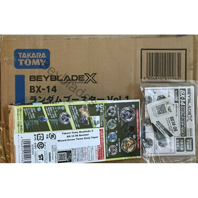 Takara Tomy Beyblade X BX-14 06 Wizard Arrow Three Sixty Taper