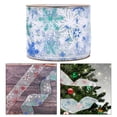 thumbnail image 6 of yotijay Christmas Ribbon Christmas Ribbons Wired Decorative Ribbon Portable Xmas Blue, 6 of 9