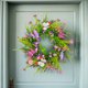 thumbnail image 2 of Xihbxyly Corona de Flores, Guirnalda Decorativa Vibrante, Decoración Floral para Puerta Que No Requiere Mantenimiento, Diseño Flexible y Duradero para El Hogar, Bodas y Escaparates, Belleza y Calidez, 2 of 7