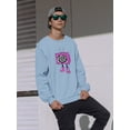 thumbnail image 2 of Hypnotic Toon Style Tv Sweatshirt Men -Image by Shutterstock, Male XX-Large, 2 of 4
