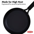 thumbnail image 5 of OXO Obsidian Pre-Seasoned Carbon Steel Induction Safe 10" Frying Pan and Skillet with Silicone Sleeve, Black, 5 of 9