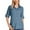 Blue, variant on POENTAB Women's UPF 50 UV Sun Protection Shirt, Cool Quick Dry Long Sleeve Outdoor Fishing Hiking Safari Travel Shirt Blouse
