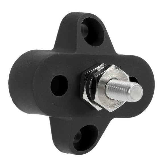 Clou de Distribution de Puissance de Batterie, Bloc de Distribution de Puissance de Batterie M6 Fibre de Verre Renforcée Nylon pour Camion pour Bateau pour Voiture Rouge, Noir