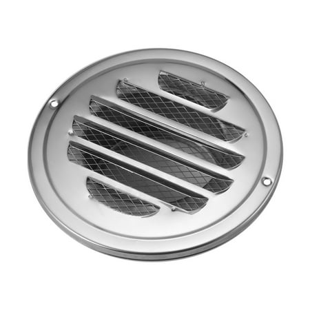 

80/100mm stainless steel ventilation grille round exhaust grille with flange