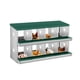 thumbnail image 1 of QinaQin Caja nido para gallinas de 6, 8 o 10 huecos, fabricada en acero galvanizado resistente al óxido, fácil recolección de huevos y limpieza, 1 of 7
