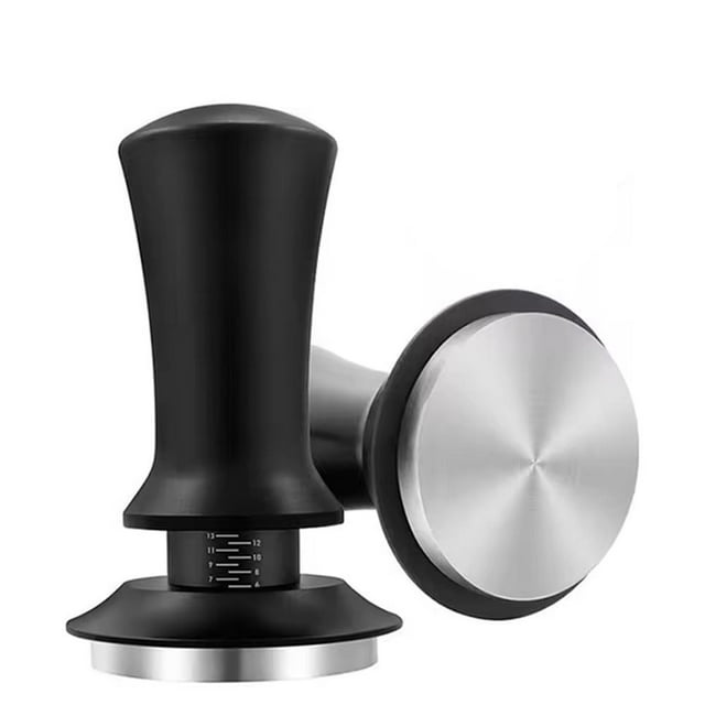 LUVCLS Apisonadora de café calibrada de 51 mm/53 mm/58 mm con resorte cargado