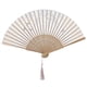 thumbnail image 1 of Abanico Plegable de Bambú Jadeshay con Borlas Portátil, 1 of 11