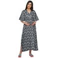 thumbnail image 1 of Moomaya Kimono Kaftan de Maternité en Coton pour Femmes Longue Robe Maxi Vêtements, 1 of 5