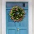 thumbnail image 3 of Gypsophila Wreath Spring Wreath for Festival Celebration Front 30cm, 3 of 8