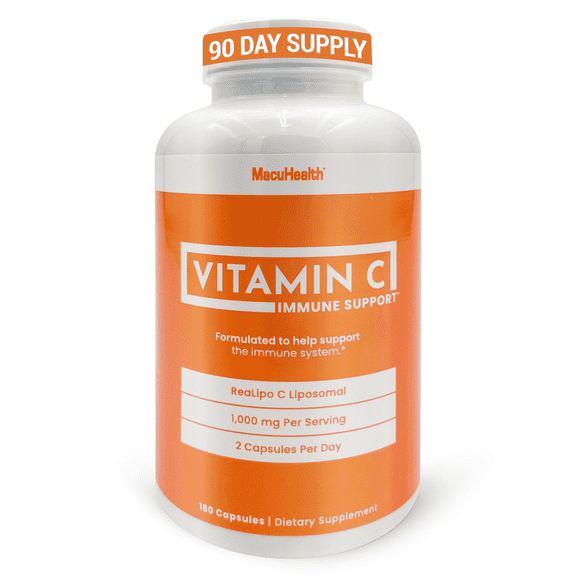MacuHealth Liposomal Vitamin C 1000MG Per Serving - High Bioavailablity Vitamin with Fat-Soluble Antioxidants and Enhanced Absorption - 3 Month Supply