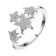thumbnail image 2 of XWSHYW Anillos Nuevo Moda J-Oker Estrella de Cinco Puntas Pequeña Estrella Taladro, 2 of 6