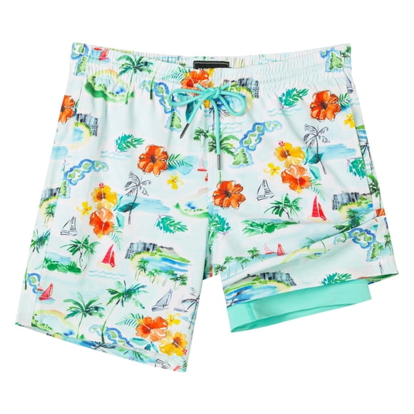 Bañador de Hombre SURF CUZ 7" con Forro de Compresión y Secado Rápido L