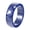 Blue, variant on Unisex Ceramic Dainty Elegant 6mm Multi-Faceted Rhombic Cut Classic Plain Ring Comfort Fit Couple Engagement Wedding Band Black Size 11