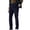 A-Dark Blue613, variant on JAJAHO Men's Classic Fit Dress Pants Solid Color Flat-Front Straight Leg Long Pants Work Business Casual Wear Comfortable Trousers