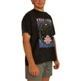 thumbnail image 2 of Comida chatarra para hombre Love Light Inner Peace Camiseta gráfica negra L, 2 of 5