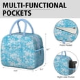 thumbnail image 6 of Lunch Bag Lunch Box for Women Reusable Insulated Lunch Bags,Water-Resistant Ocean Starfish Map Blue Cooler Lunch Tote Bag, Large Capacity for Work Travel Picnic, 6 of 6