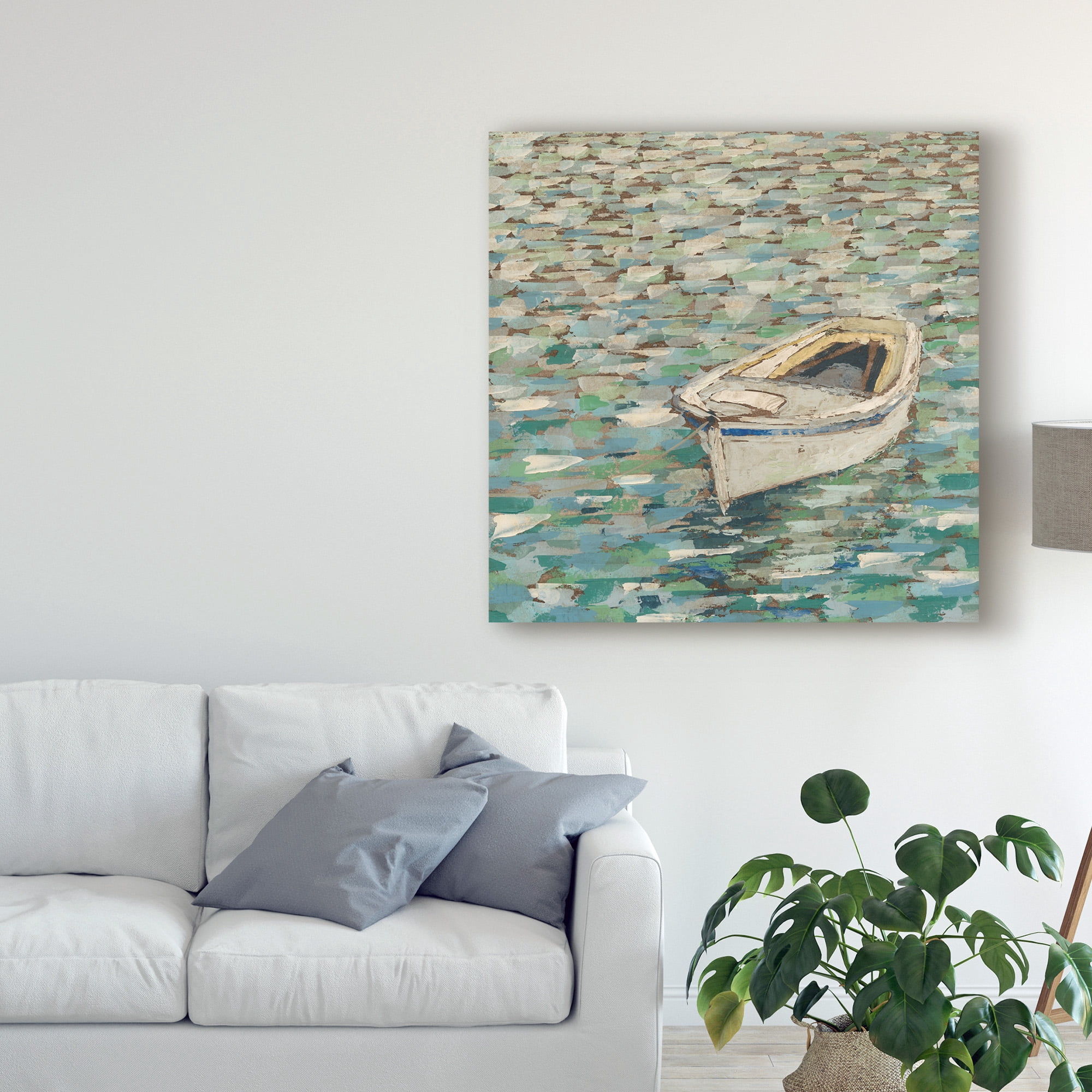 Trademark Fine Art 'On the Pond II' Canvas Art by Megan Meagher