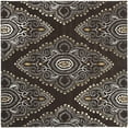 thumbnail image 6 of SAFAVIEH Wyndham Pompeii Damask Wool Area Rug, Brown/Ivory, 5' x 8', 6 of 10
