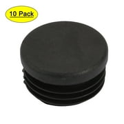 10 Pcs Chair Table Leg Plastic Cap Round Tube Insert Fit 35mm Pipe Outer Dia