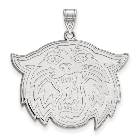 Sterling Silver LogoArt Villanova University Wildcat Extra Large Pendant Charm