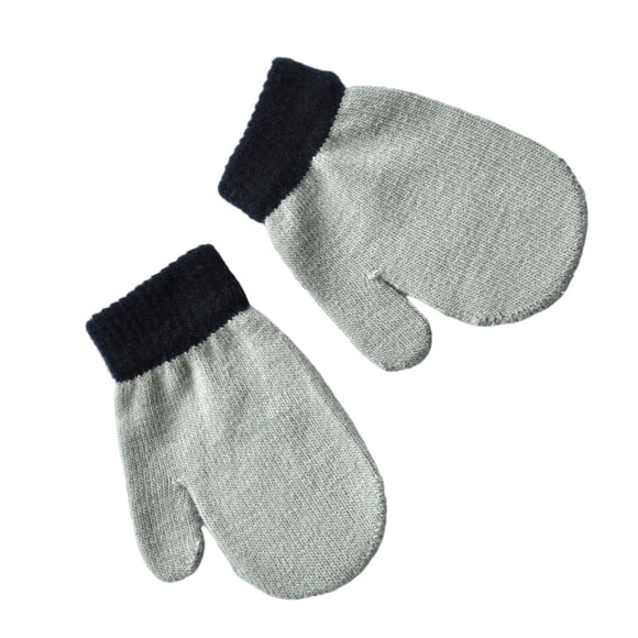 Manoplas para niños Sonducket de estilo Simple invierno gris claro