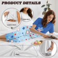 thumbnail image 6 of DISNIMO Star Printed Women's Pajama Sets, American Flag Printed Sleepwear Soft 2 Piece Pjs Set Summer Tops and Capri Pant Lounge, 3XL, 6 of 7