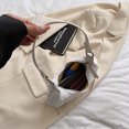 thumbnail image 2 of Bolsos de hombro para mujer Bolsos de nailon para axilas de moda para mujer (blanco), 2 of 9
