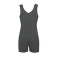 thumbnail image 3 of MKLEKYY Pantalones Cortos Deportivos Para Mujer, Monos Para Mujer, Mono Informal Sin Mangas Con Tirantes, Pantalones Cortos Holgados Con Bolsillos, 3 of 4