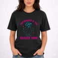 thumbnail image 2 of Motherhood Is The Realest Hood T-Shirt – Parenthood Celebration Theme – Moms & Caregivers, 2 of 6