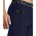 thumbnail image 2 of Shorts largos HeatGear para hombre Under Armour en azul marino de 23 cm, 2 of 6