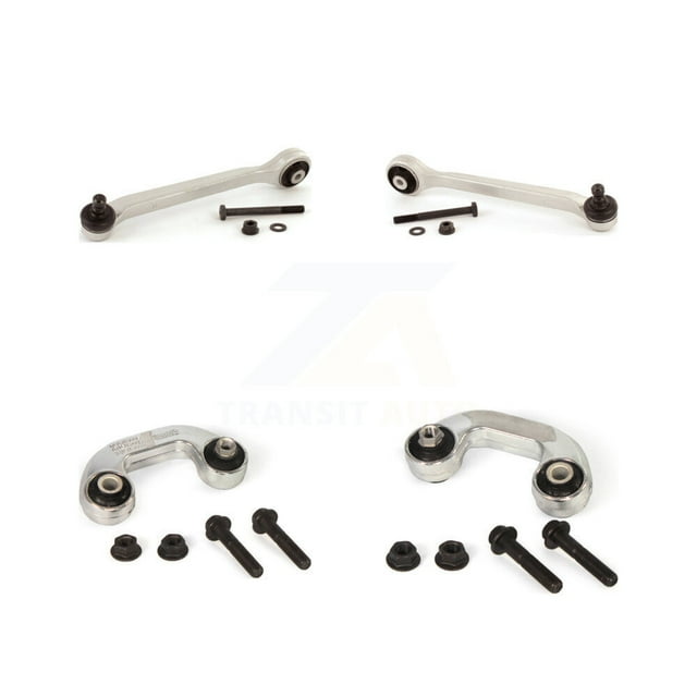 TOR Front Suspension Control Arm and Ball Joint Assembly Stabilizer Bar Link Kit for Car Audi A4 Quattro S4 - Left Right Side (Driver Passenger) KTR-100298