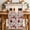 Red Black Beige, variant on Christmas Table Runner 70 Inches Long Farmhouse Dress Scarves, Xmas Plaid Elk Winter Red Black Tree Snowflakes Dining Tablerunner for Coffee Table/Kitchen Island/Party Décor, 13" x 70"
