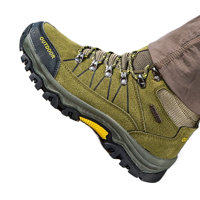 Zapatos Trekking Al Aire Libre Botas Senderismo Hombres Impermeables Otoño Invierno Tobillo