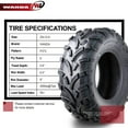 thumbnail image 3 of WANDA UTV ATV Tire 25x12-9 25x12x9 305/65-9 /6PR Lit Mud P373 - 10429, 3 of 6