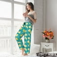 thumbnail image 6 of Bingfone Pajamas for Women,Lemon Blue Pajama Pants with Pockets-Medium, 6 of 7