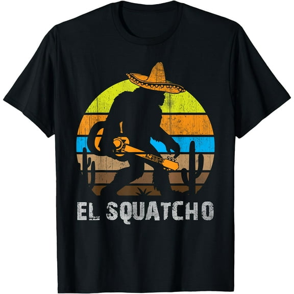 El Squatcho Shirt Bigfoot Sasquatch Unisex T-Shirt for Men Women Kids Toddler