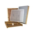 thumbnail image 1 of Hoover Hives 10 Frame Langstroth Beehive Parts Kit Dipped in 100% Beeswax Includes Telescoping Top Cover, Oval Bee Escape, Inner Cover, Solid Bottom Board, Entrance Reducer & Queen Excluder, 1 of 4