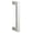 Chrome, variant on Sure-Loc Barn-Sq2 9" Back To Back Sliding Barn Door Pull - Satin Stainless