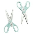 thumbnail image 4 of Westcott Crafting Scissors, Paper Edging, 6", Majestic/Pinking Patterns, for Craft, Blue/White, 2-Pack, 4 of 10