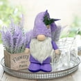 thumbnail image 5 of Lavender Standing Doll Faceless Old Man Cute Gnome Dwarf Doll Decoration Christmas Party Decoration, 5 of 5