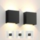 thumbnail image 1 of 2pcs Luces de pared interiores 7W 10×10×10cm Ángulo de haz ajustable Luces de pared LED decorativas para interiores Blanco cálido 3000K IP65 Luces de pared impermeables Dormitorio Pasillo Sala de est, 1 of 5