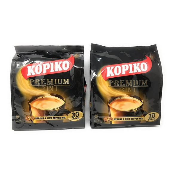 2 Packs Kopiko 3 in 1 Instant Coffee 21 2 oz 30 Sachets
